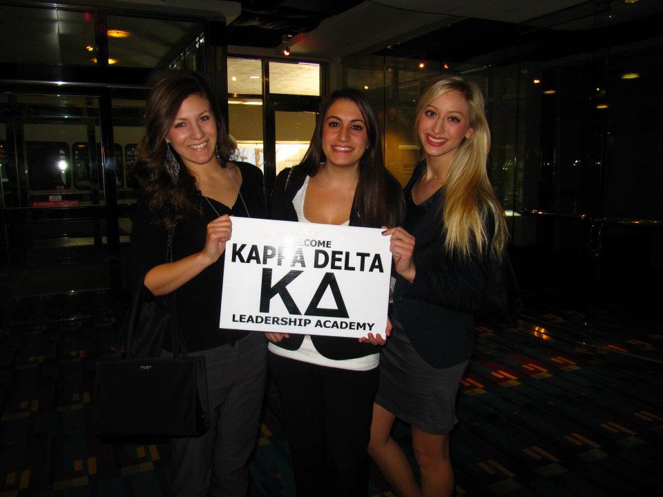 Members of Kappa Delta at leadership conference
