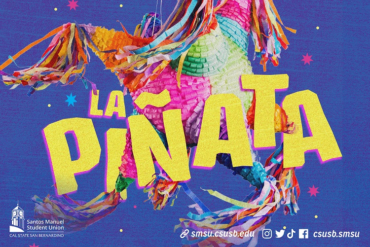 Image of a piñata with the title of the event