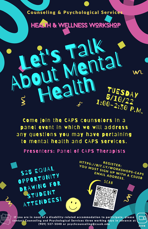 Let's talk about mental health