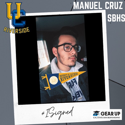 Manuel Cruz - SBHS - UCR