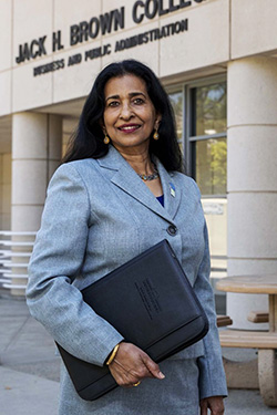 Photo of Dean Shanthi Srinivas