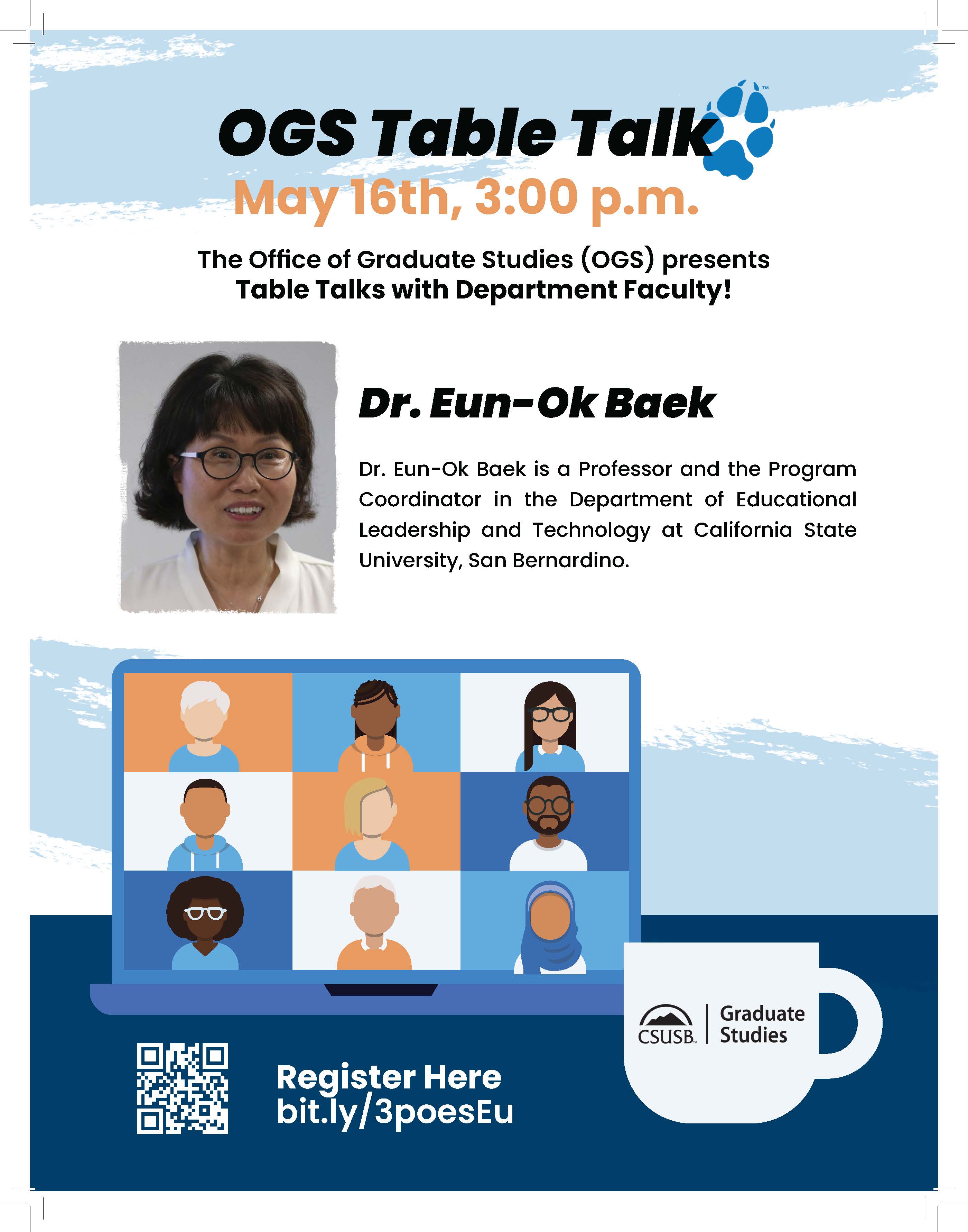 OGS Table Talk - Dr. Eun-Ok Baek
