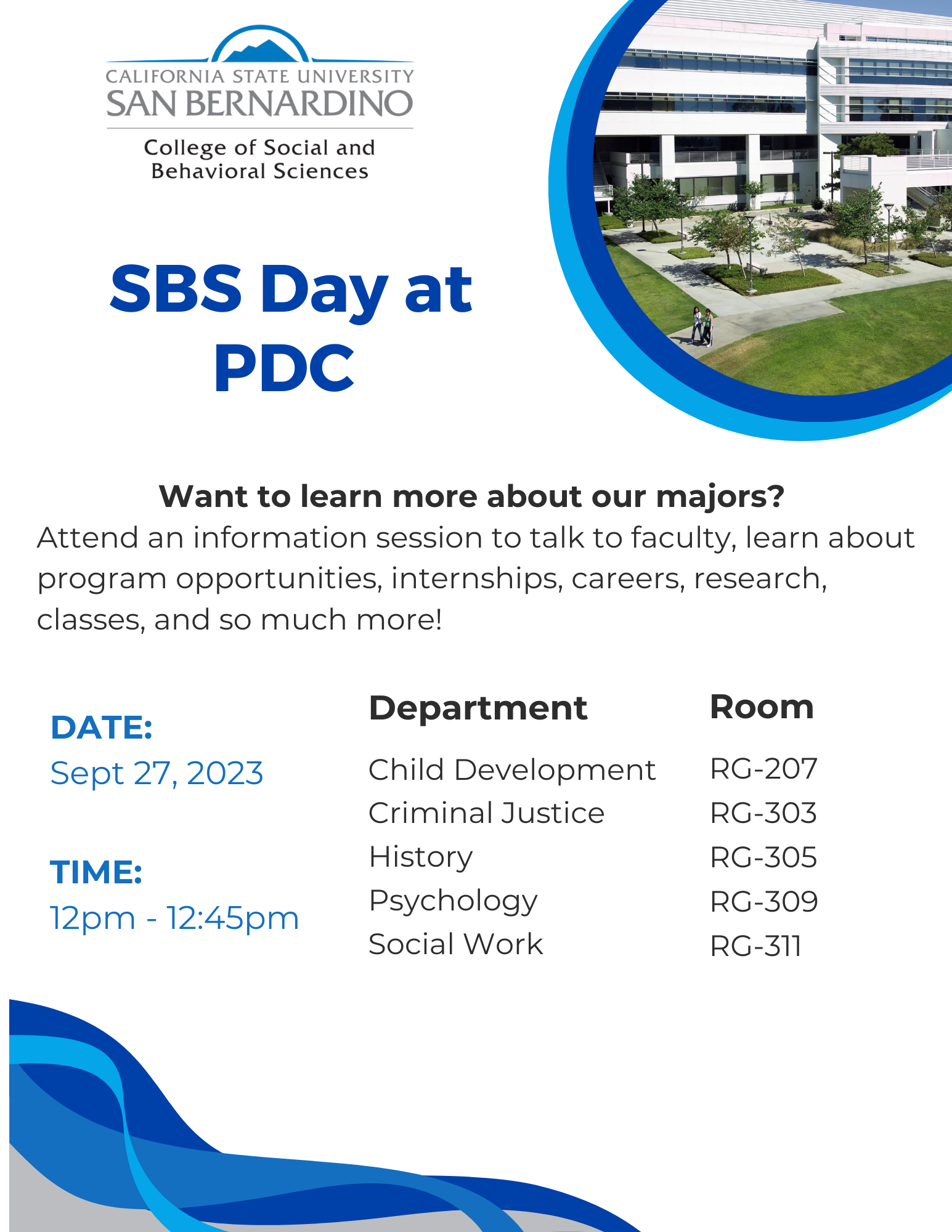 SBS Day at PDC flyer