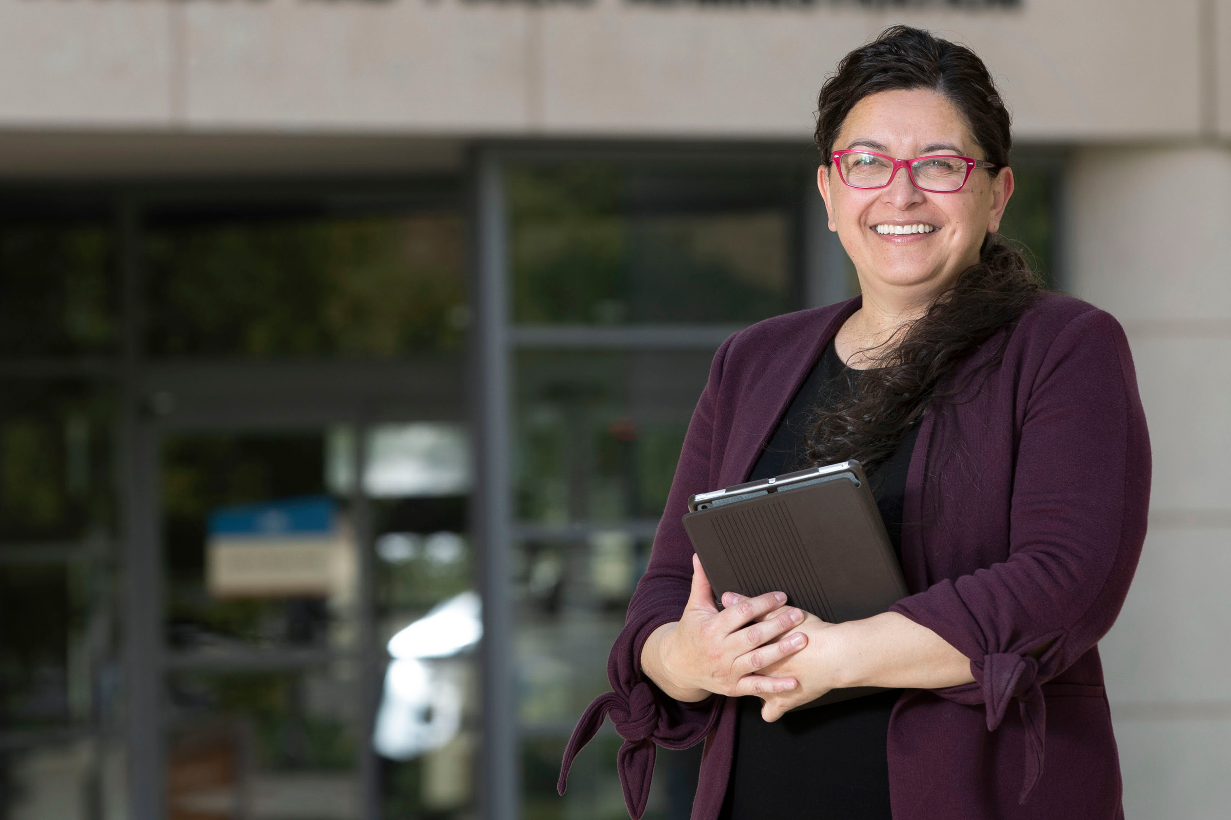 Sharon Velarde Pierce, three-time CSUSB alumna and professor