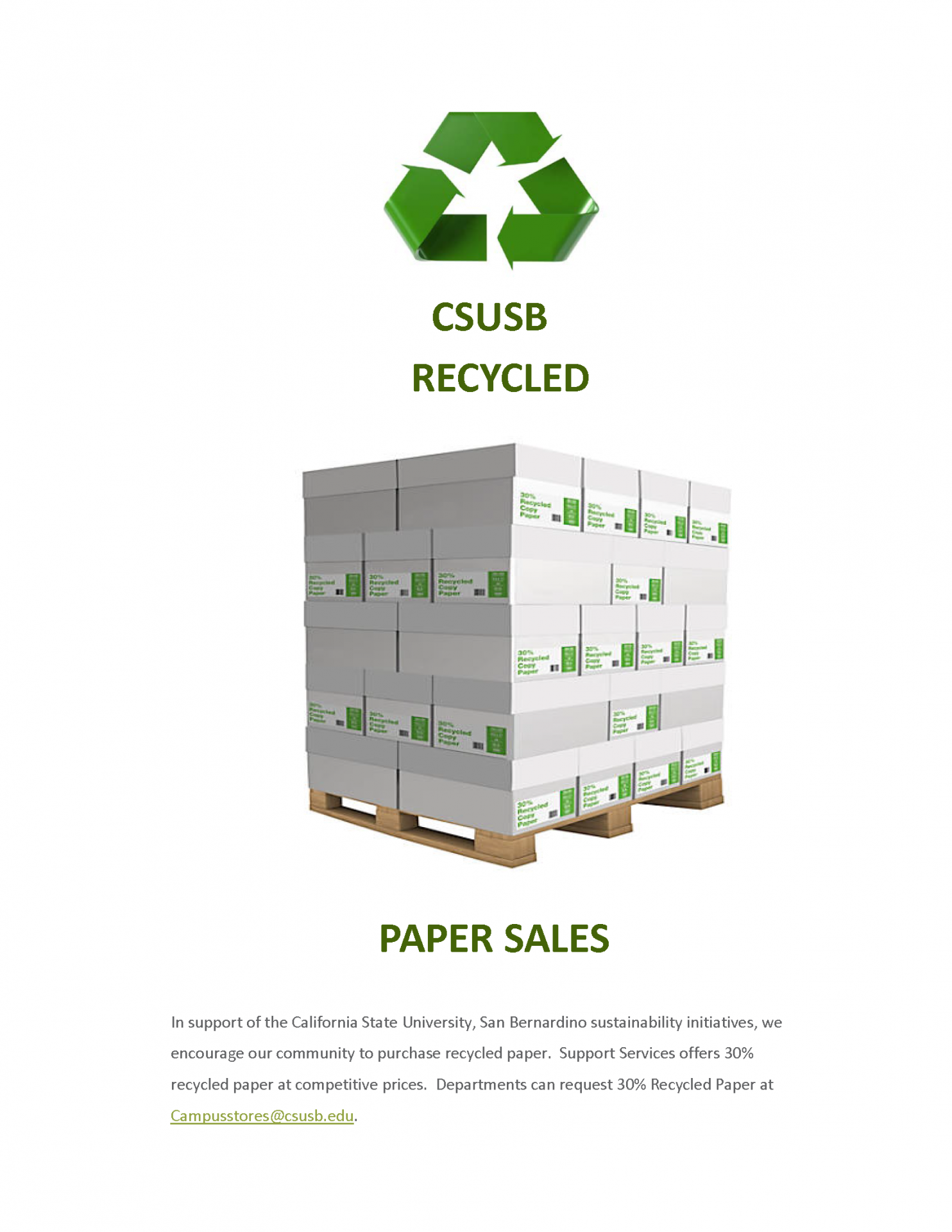 Recycled Paper Flyer