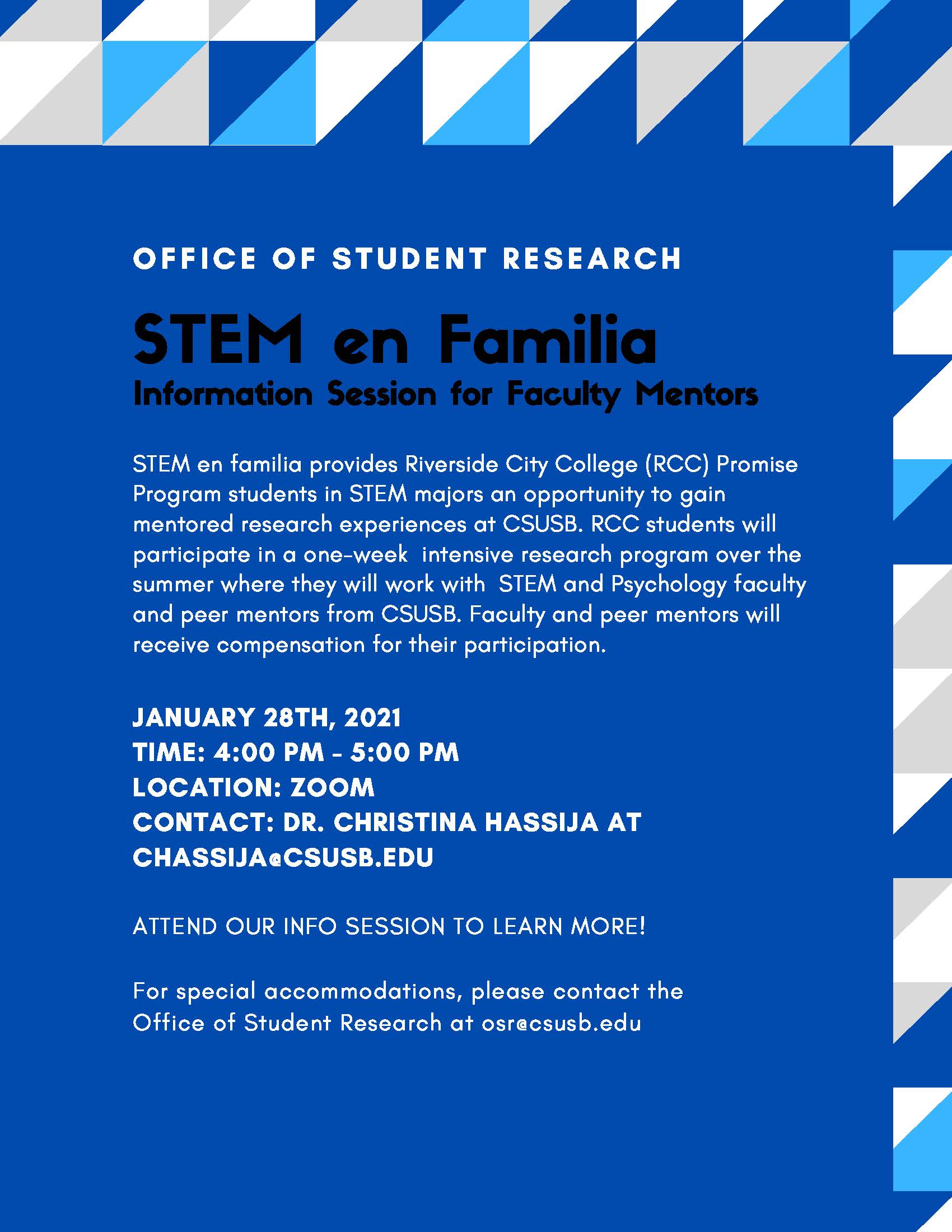 STEM en Familia Inforamtion Session