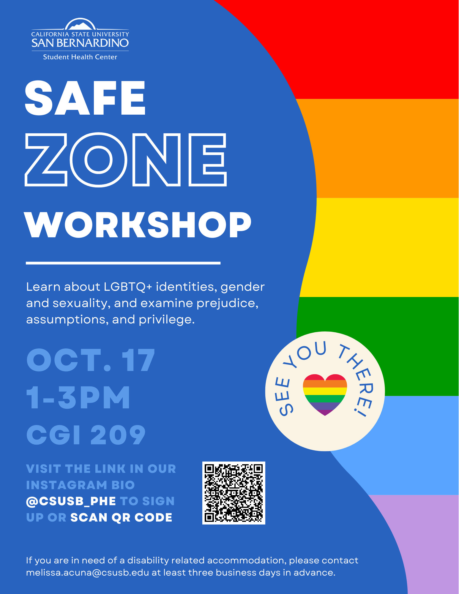 Safe Zone Workshop Flyer