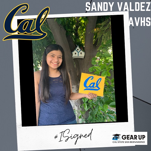 Sandy Valdez - AVHS - UCB