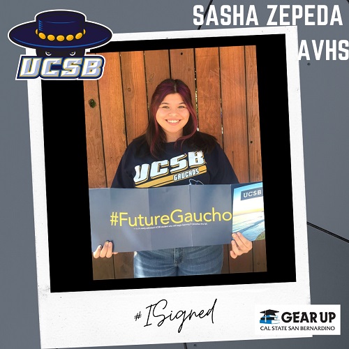 Sasha Zepeda - AVHS - UCSB