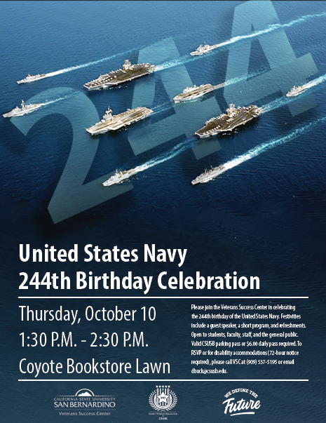 United States Navy 244th Birthday Celebration