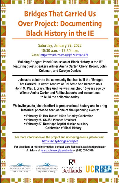 Inland Empire Events Calendar 2022 Events Calendar | Black History Month | Csusb