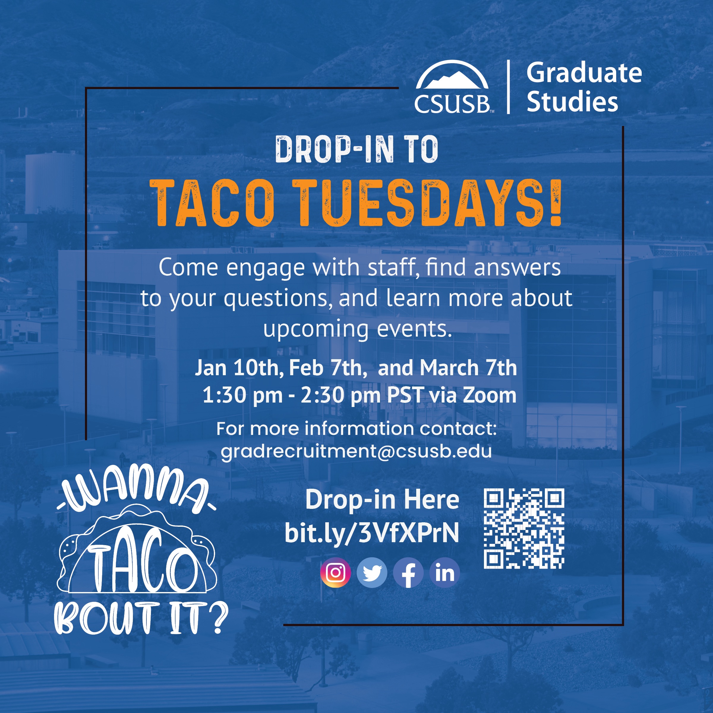 Taco Tuesday Drop In Session! No RSVP required.