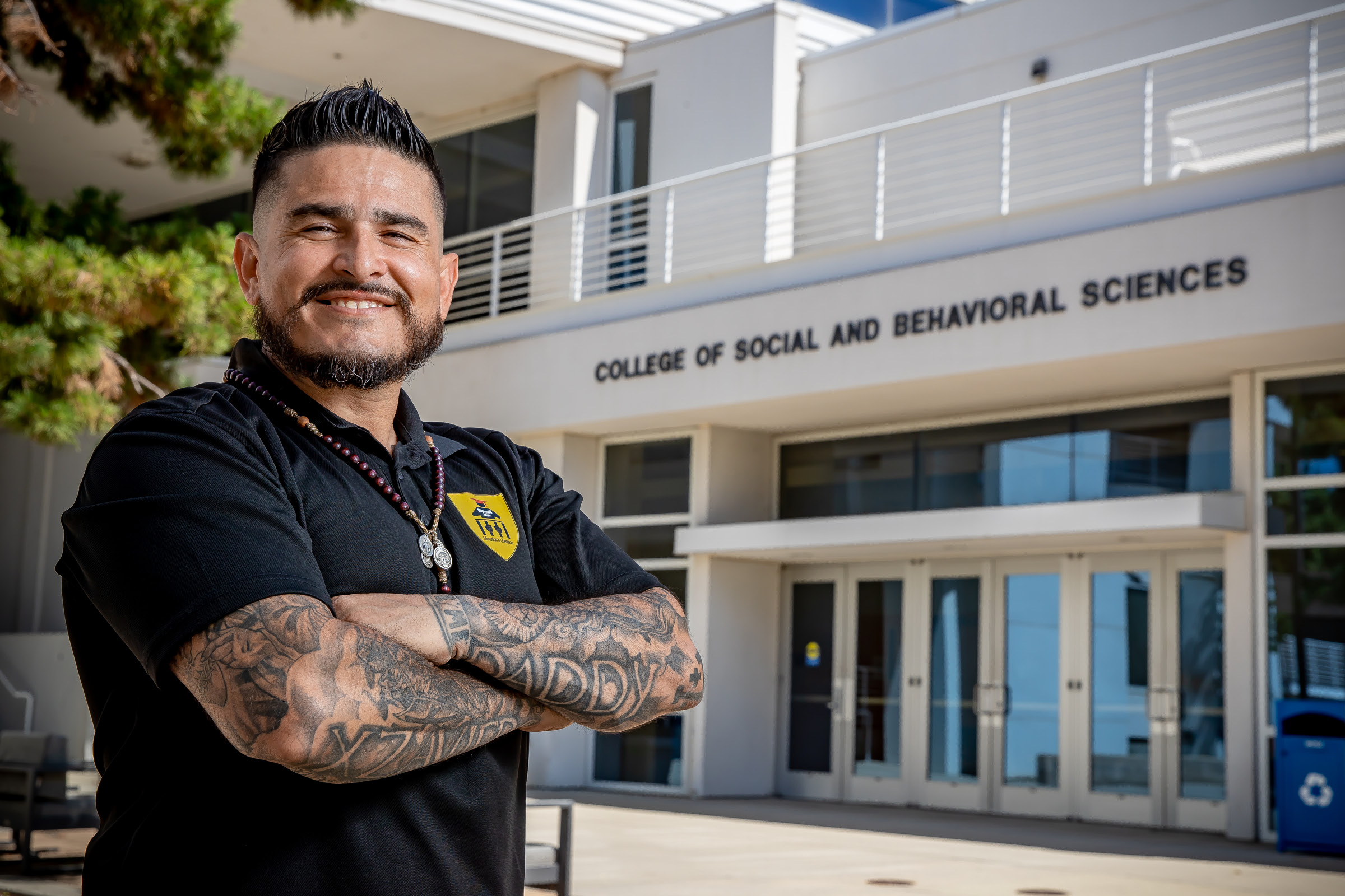 Eric Tafoya, sociology student in the College of Social and Behavioral Sciences