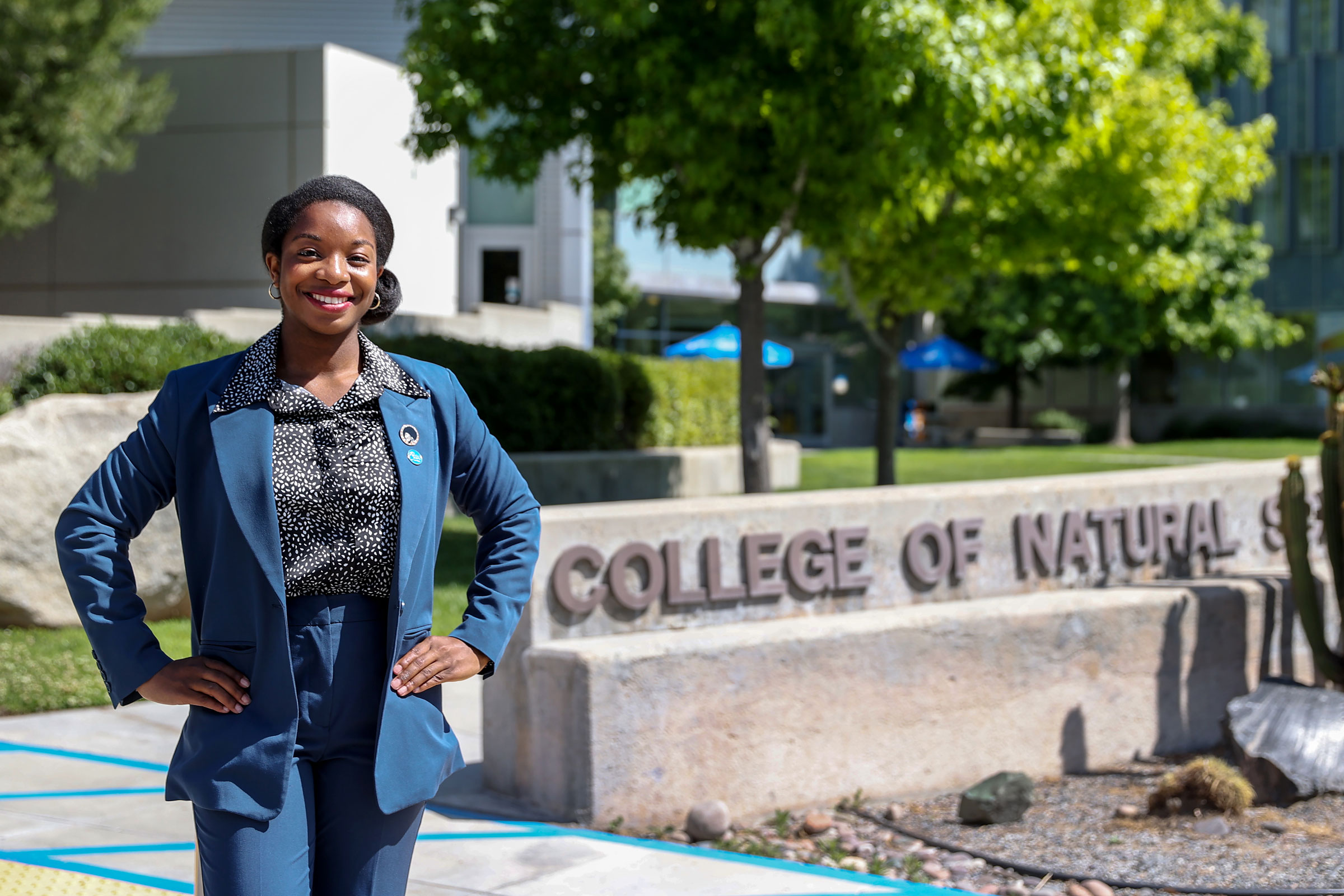 Alexandra Thambi '23, alumna of CSUSB's College of Natural Sciences