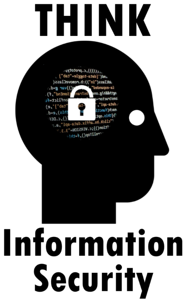 Silouette of head with lock and data characters in it.