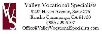 Valley Vocational Specialists - 9227 Haven Avenue, Suite 375, Rancho Cucamonga, CA 91730