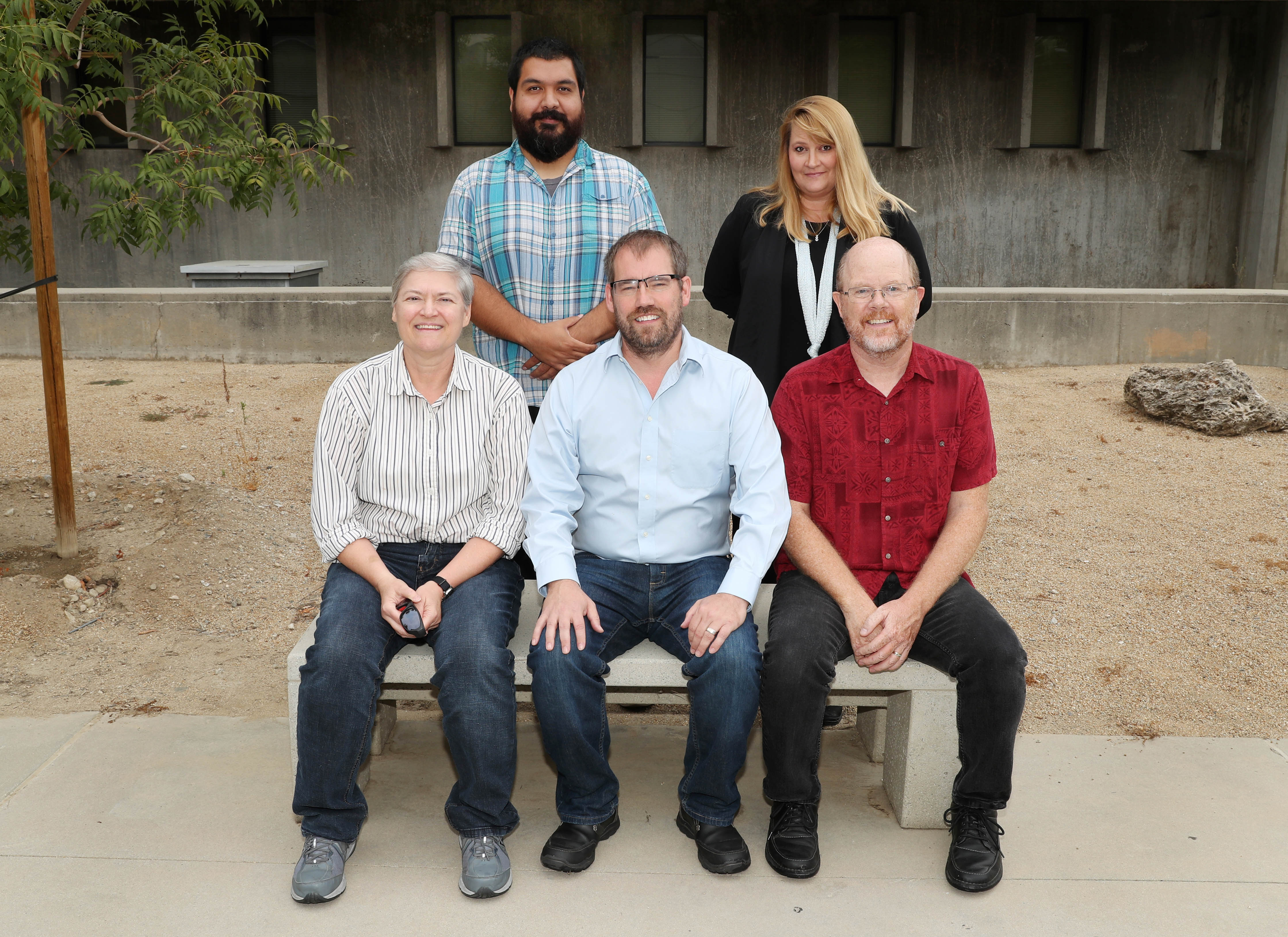 Top from left:  Ismael “Izzy” Diaz and Janelle Gilbert; bottom from left, Jan Kottke, Mark Agars and Ken Shultz.