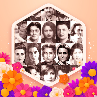 collage of female freedom volunteers