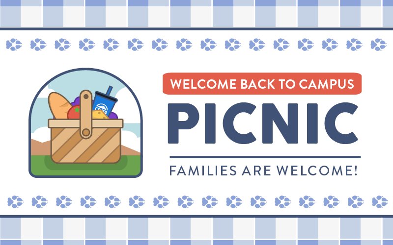 Welcome Back to Campus Picnic | Families Are Welcome
