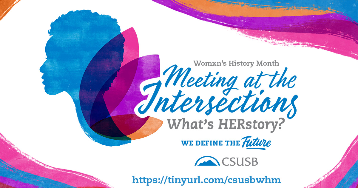 2021 Women's History Month main graphic