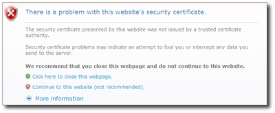 IE7 Certificate Error from 2008