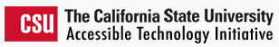 CSU Accessible Technology Initiative Logo