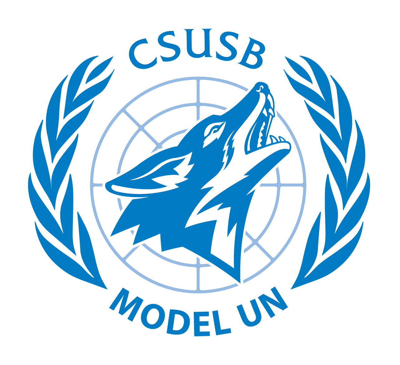 Official seal for the CSUSB Model United Nations Program