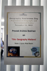 Panel informational poster