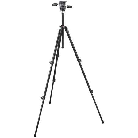 Manfrotto 055XDB w/ 3-way pan/tilt head