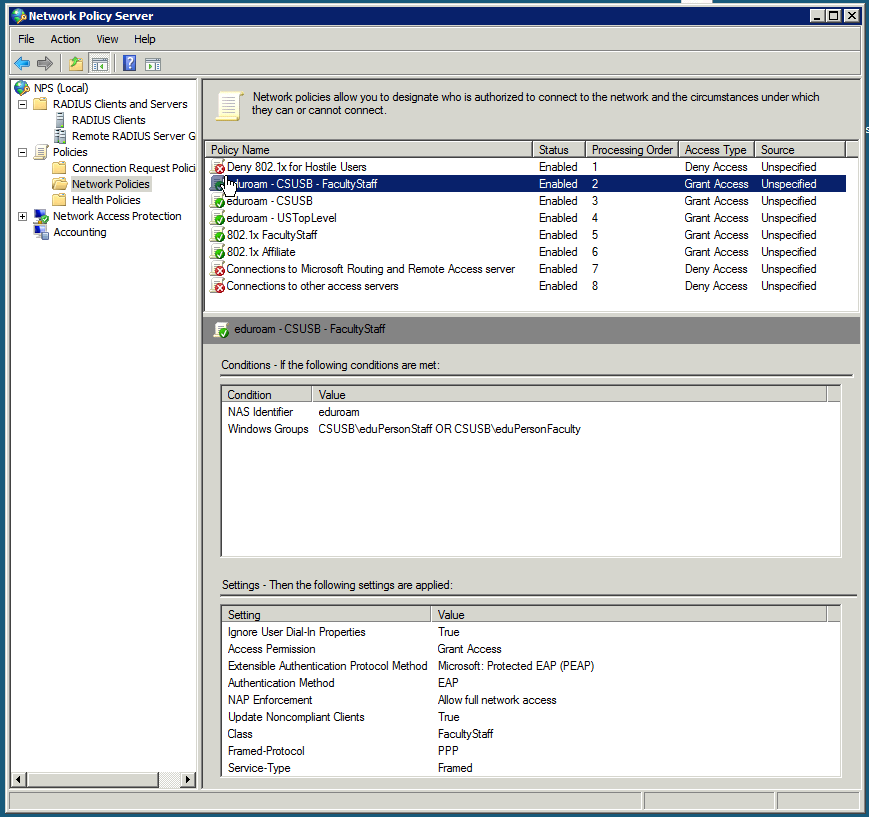 eduroam - CSUSB - FacultyStaff screencap