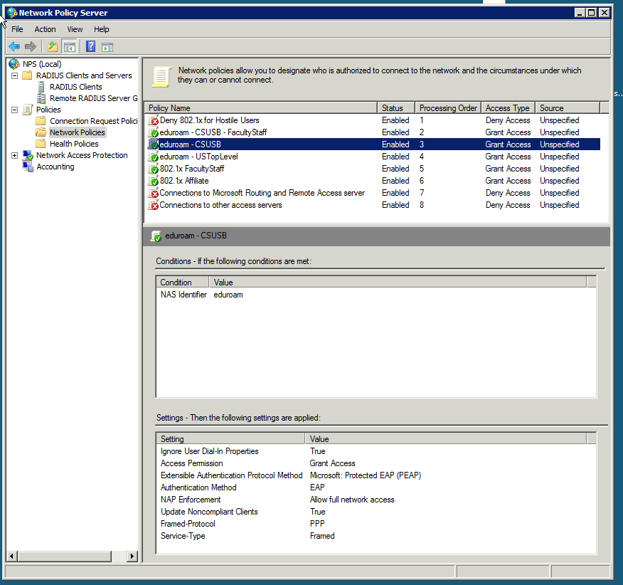 eduroam - CSUSB screencap