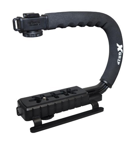 X-Grip Professional Camera/Video Action Grip with Accessory Shoe