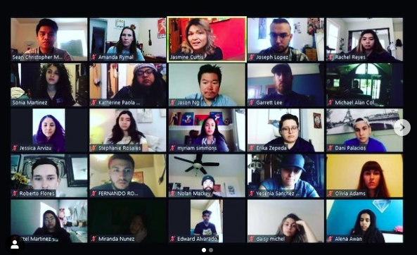 Screen Shot of a Zoom meeting