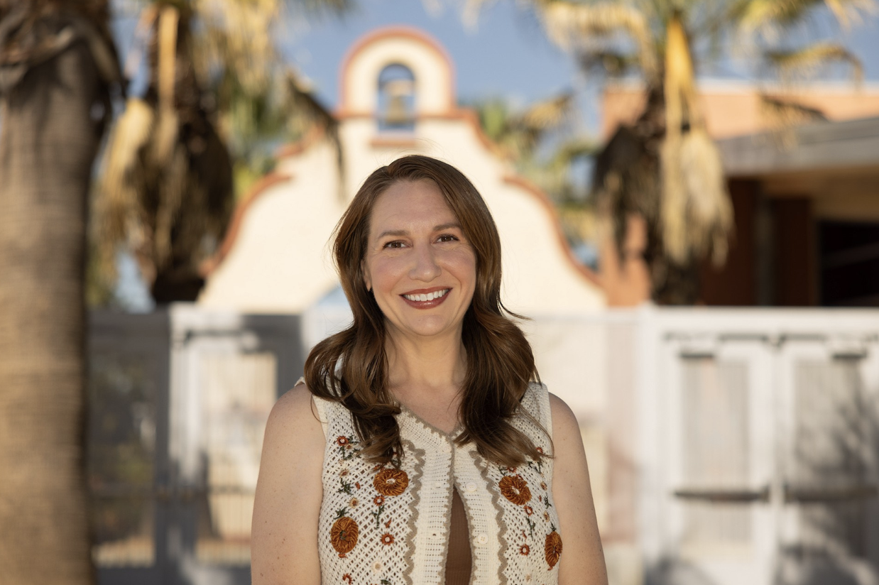 Official photo from Riverside Unified School District for Holly Sundal’s Middle School Teacher of the Year Award, 2026-2027.