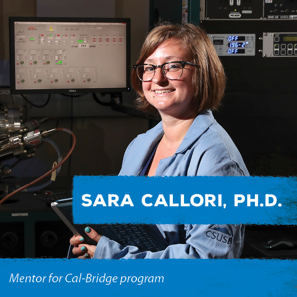 Sara Callori, Ph.d - Mentor for Cal-Bridge program