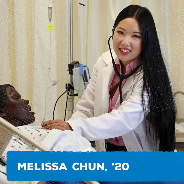 Melissa Chun '20, alumna of the College of Natural Sciences