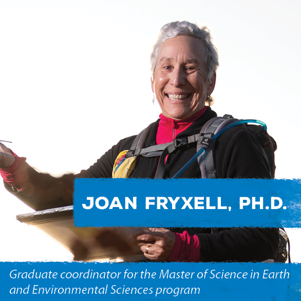 Graduate coordinator for the Master of Science in Earth and Environmental Sciences program