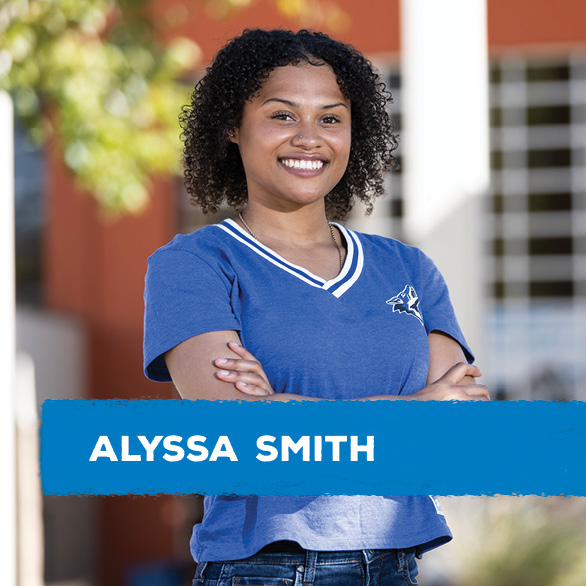 Alyssa Smith, student of CSUSB's Department of Information Systems and Technology