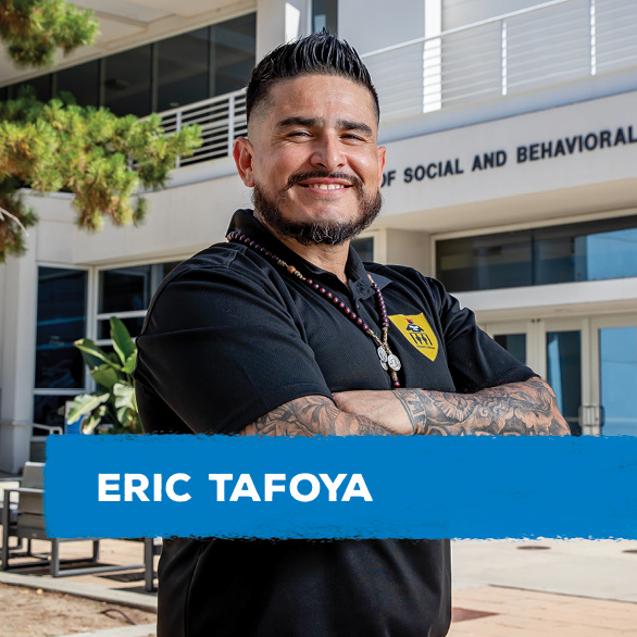 Eric Tafoya, sociology student in the College of Social and Behavioral Sciences