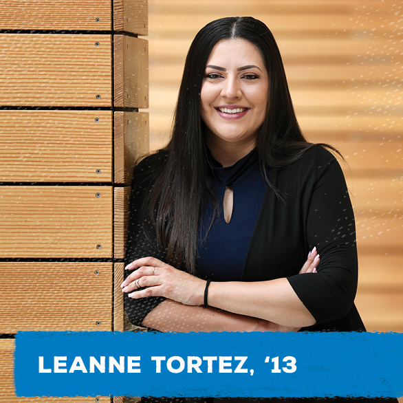 Leanne Tortez '13, alumna of the College of Social & Behavioral Sciences