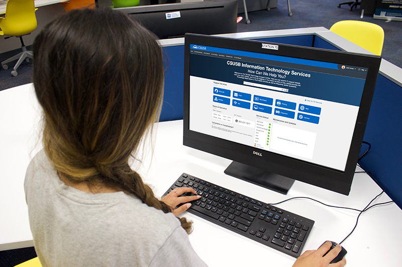 Technology Support Center Webpage