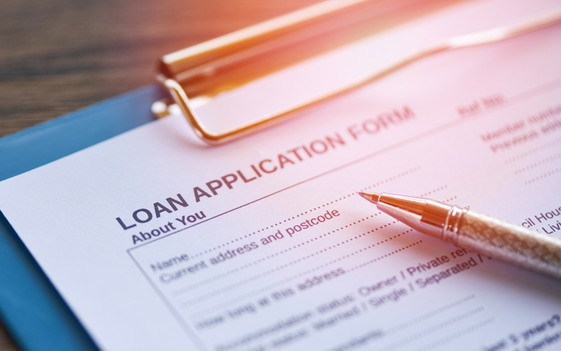 Image of a Loan Application Form