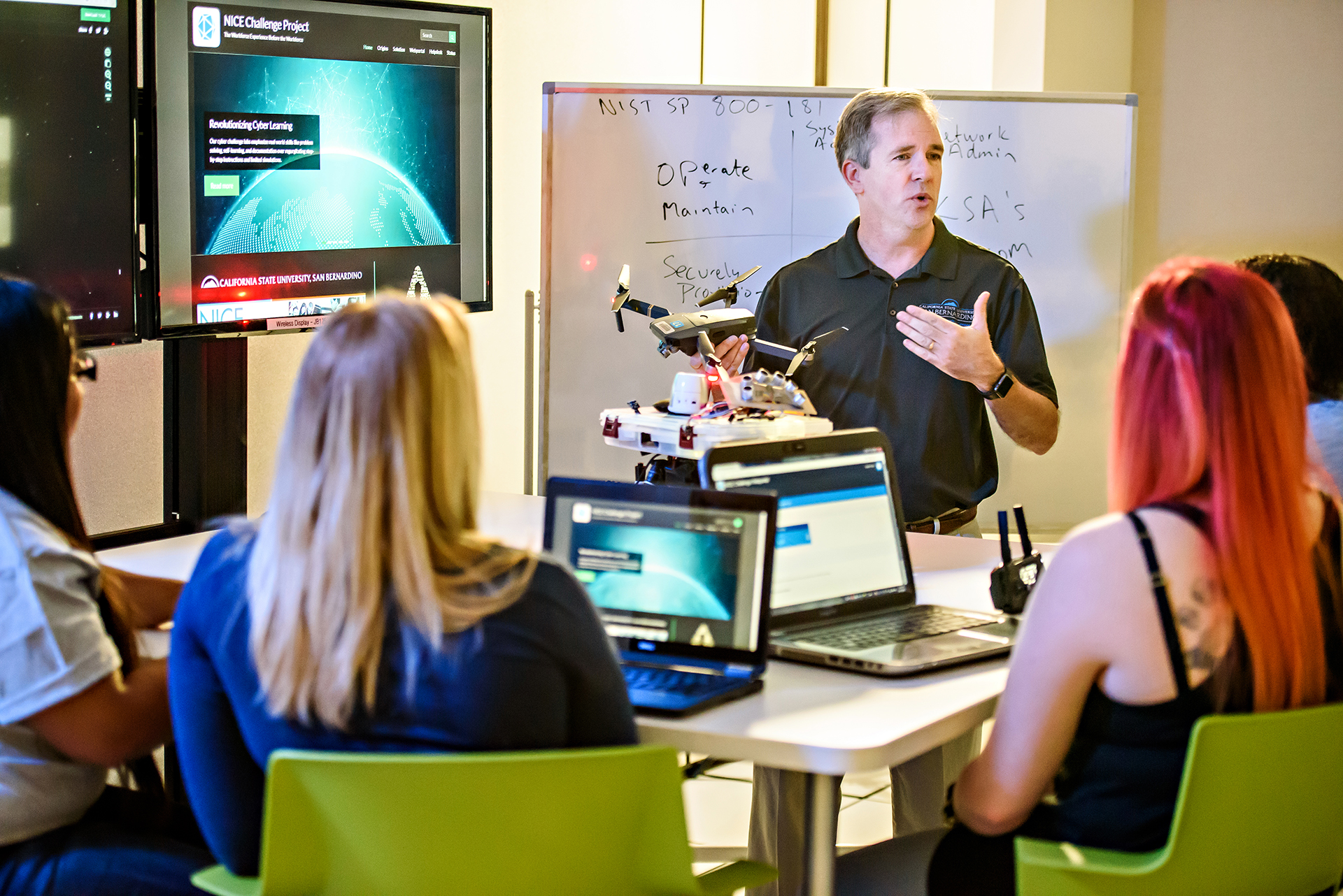 Cybersecurity classroom