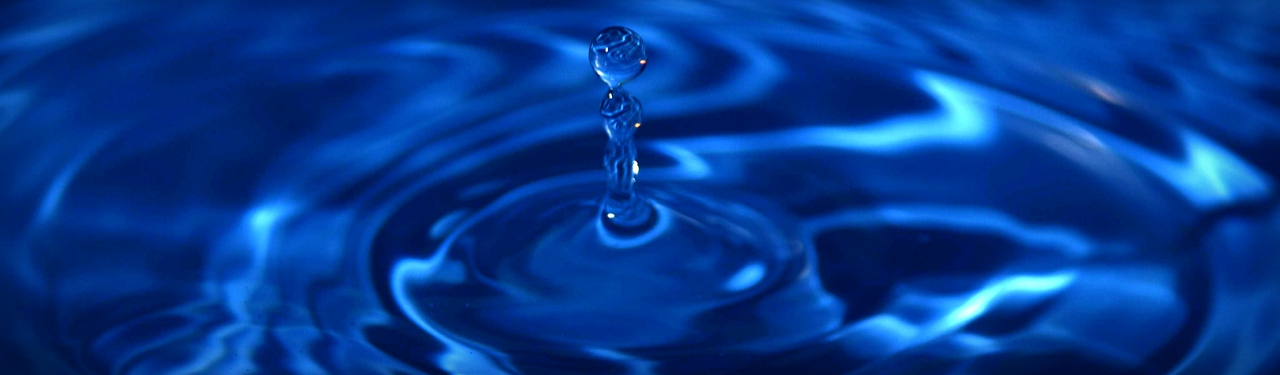 water, droplet, splash, blue
